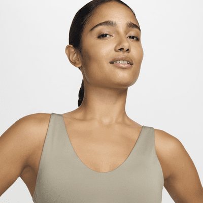 Nike Pro Indy Plunge Sujetador deportivo de sujeción media con almohadilla - Mujer