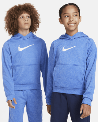 Подростковое худи Nike Multi+ Big Kids' Therma-FIT Pullover Hoodie