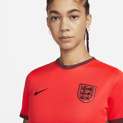 Jersey de fútbol Nike Dri-FIT para mujer Inglaterra visitante 2022 Stadium