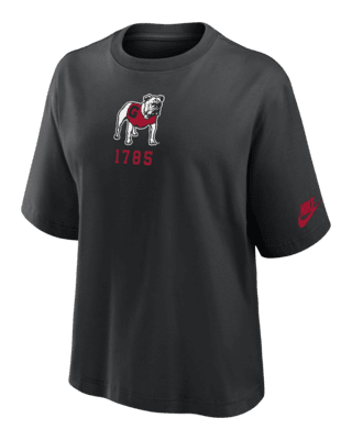 Женская футболка Georgia Bulldogs Legacy Established Boxy Nike College