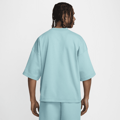 Haut en tissu Fleece à manches courtes Nike Tech pour homme