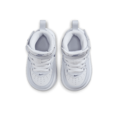 Tenis para bebé e infantil Nike Force 1 Mid EasyOn