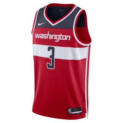 Jersey Nike Dri-FIT de la NBA Swingman para hombre Washington Wizards Icon Edition 2022/23