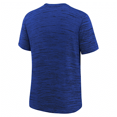 Playera Nike Dri-FIT de la MLB para niños talla grande Kansas City Royals Authentic Collection Velocity