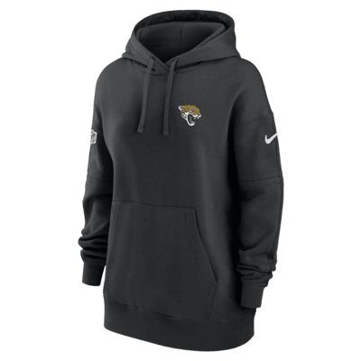 Nike Sideline Club (NFL Jacksonville Jaguars) Women's Pullover Hoodie