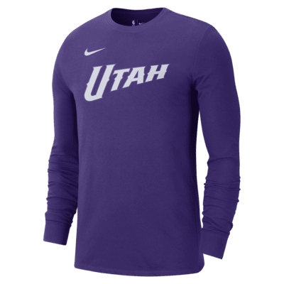 Utah Jazz Essential City Edition Men's Nike NBA Long-Sleeve T-Shirt