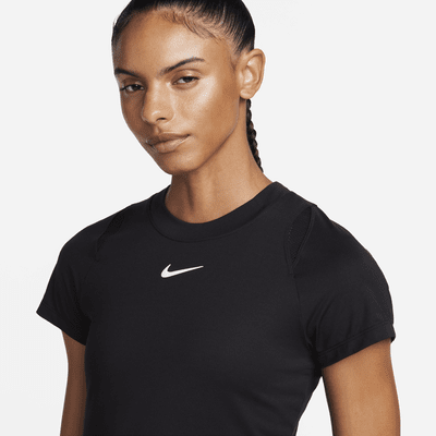 Maglia da tennis a manica corta Dri-FIT NikeCourt Advantage - Donna