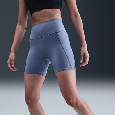 ナイキ ユニバーサ ウィメンズ ハイウエスト 13cm バイカーショートパンツ フロントシームなし