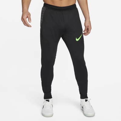 nike football strike tapered joggers in black