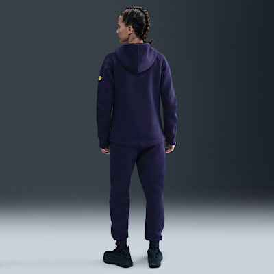 FC Barcelona Tech Windrunner Nike Fußball-Hoodie mit durchgehendem Reißverschluss (Damen)
