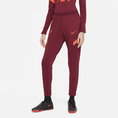 red nike dri fit pants