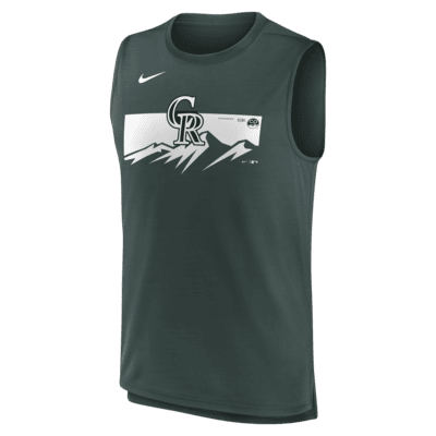 Nike Breathe City Connect (MLB Colorado Rockies) Men's Muscle Tank ...
