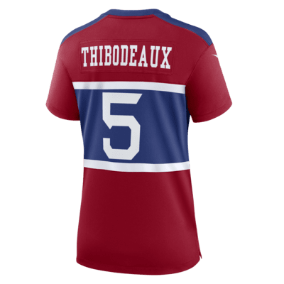 Jersey de fútbol americano Nike de la NFL Game para mujer Kayvon Thibodeaux New York Giants