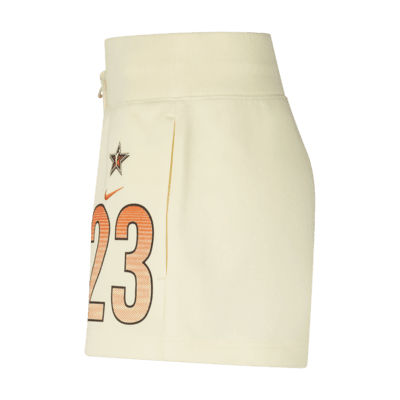 WNBA All-Star Weekend Women's Nike High-Rise Fleece Basketball Shorts