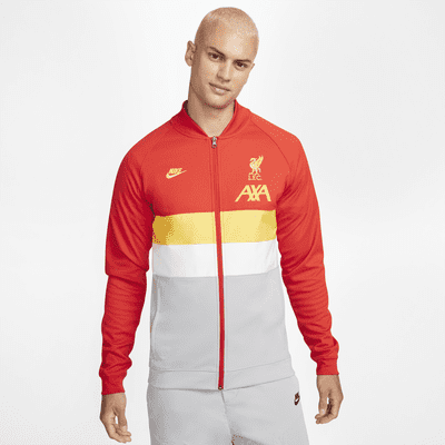 Liverpool Men's Red Gym Sports Training Running Track Suit Jersey Jacket Sets 