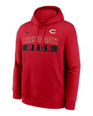 Мужское худи Cincinnati Reds Club Nike MLB Pullover Hoodie
