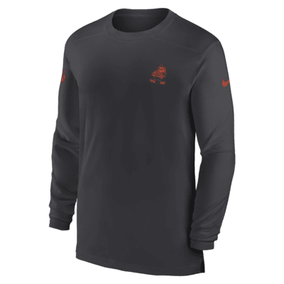 Nike Chicago Bears Grey Sideline Logo Legend Long Sleeve T-Shirt