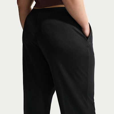 Pantalones de dobladillo abierto ligeros de tiro medio para mujer Nike Sportswear Chill Knit (talla grande)