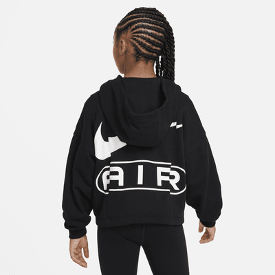 Nike Air Girls' French Terry Full-Zip Hoodie