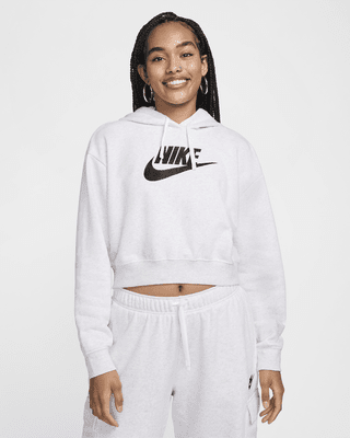 Женское худи Nike Sportswear Club Fleece Oversized Crop Graphic Hoodie