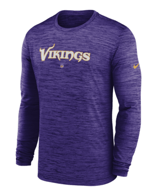 Minnesota Vikings T Shirt Women M Nike NFL On Field Apparel Dri