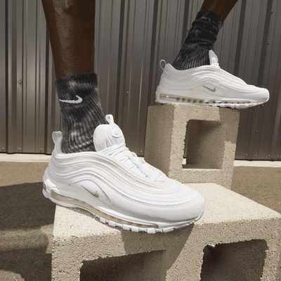 nike white air max 97 sneakers