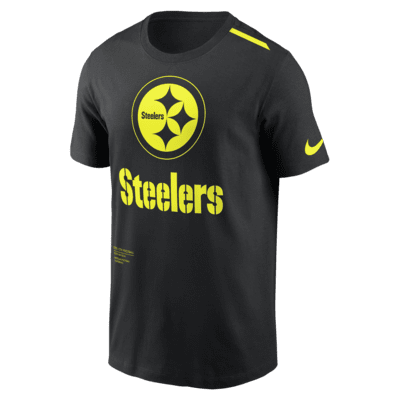 BRAND NEW PITTSBURGH STEELERS NIKE DRI FIT BLACK, YELLOW, LOGO ON