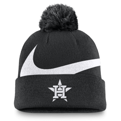 Houston Astros Peak Men's Nike MLB Cuffed Pom Beanie