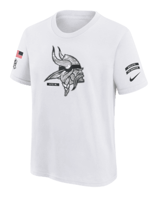 Подростковая футболка Minnesota Vikings Salute to Service Primary Edge Legend Big Kids' Nike Dri-FIT NFL