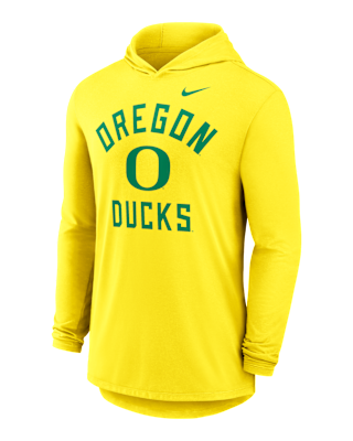 Мужская футболка Oregon Campus Arch Nike Dri-FIT College Long-Sleeve Hooded