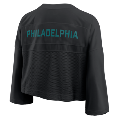 Philadelphia Eagles Wide Receiver Jersey Fashion Women's Nike Dri-FIT NFL Cropped Top