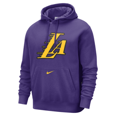 Los Angeles Lakers Club City Edition Men's Nike NBA Fleece Pullover Hoodie