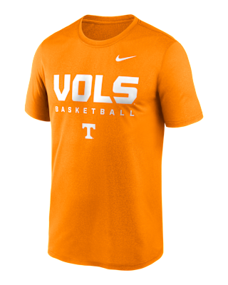 Мужская футболка Tennessee Courtside Basketball Legend Nike Dri-FIT College для баскетбола