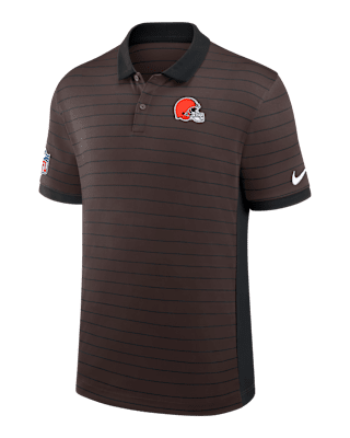 Мужские  Cleveland Browns Sideline Victory Stripe Nike Dri-FIT NFL Polo