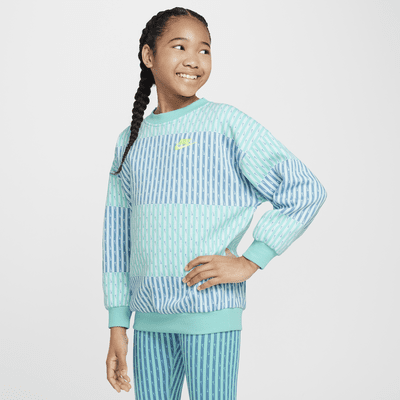 Nike Sportswear Club Fleece Older Kids' (Girls') Oversized Sweatshirt