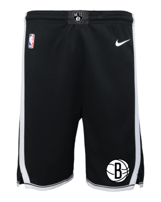 Подростковые шорты Brooklyn Nets Icon Edition Big Kids' Nike Dri-FIT NBA Swingman Shorts