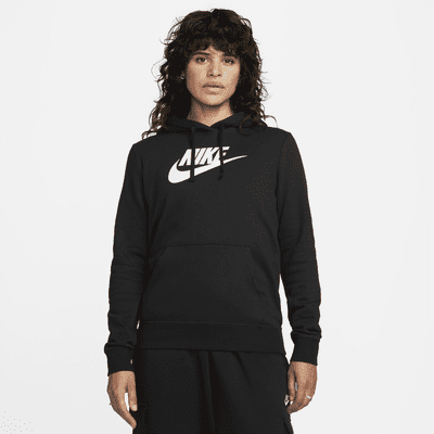 Clam Kapper Kracht Nike Sportswear Club Fleece Women's Logo Pullover Hoodie. Nike IL