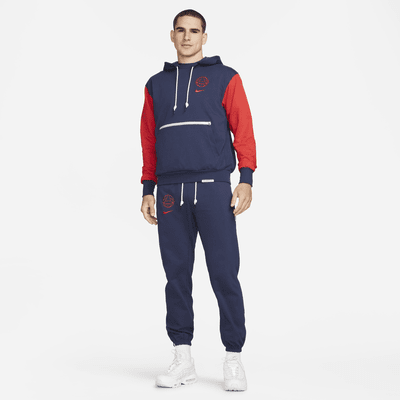 Paris Saint-Germain Standard Issue Men's Nike Soccer Pullover Hoodie