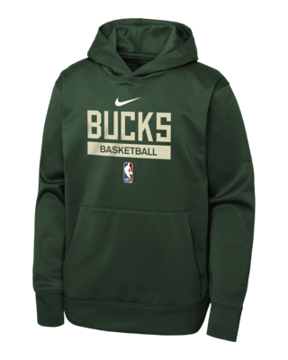 Milwaukee Bucks Spotlight Big Kids' Nike Dri-FIT NBA Pullover Hoodie ...