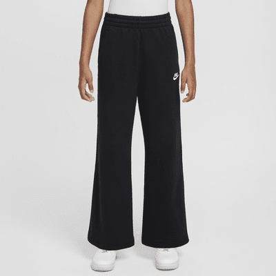 Nike Sportswear Club Fleece Girls' Wide-Leg Trousers