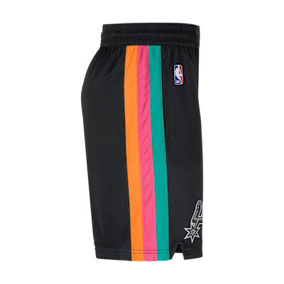 Shorts de alero polivalente de la NBA para hombre Nike Dri-FIT de los San Antonio Spurs de la colección City Edition