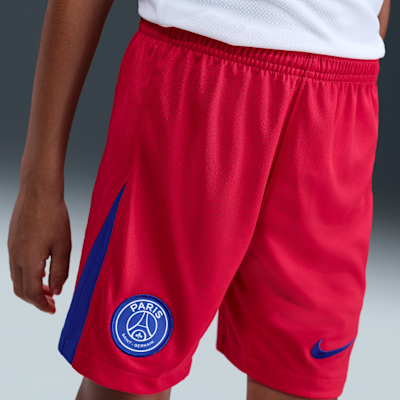 PSG 2025/26 Stadium Derde Nike Total 90 replicavoetbalshorts met Dri-FIT voor kids