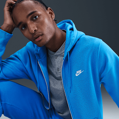 Nike Club Men's Full-Zip Fleece Hoodie