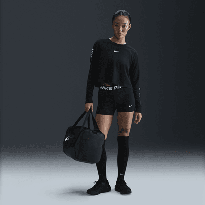 Nike Pro 女款 Dri-FIT 長袖短版 T 恤