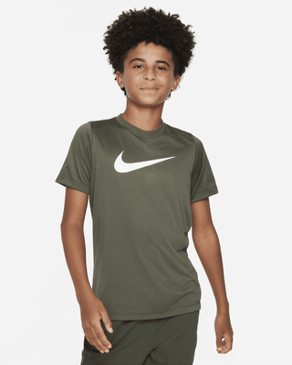 Youth Nike USA Dri-Fit Pro Navy Training Top / L