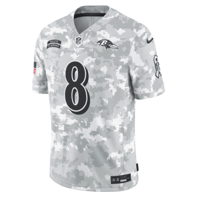 Lamar Jackson Baltimore Ravens Salute to Service Men's Nike Dri-FIT NFL Limited Jersey