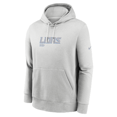 Sudadera con gorro sin cierre Nike de la NFL para hombre Detroit Lions Slot Receiver Club