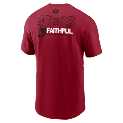 San Francisco 49ers Team Outline Essential T-Shirt Men's Nike NFL T-Shirt