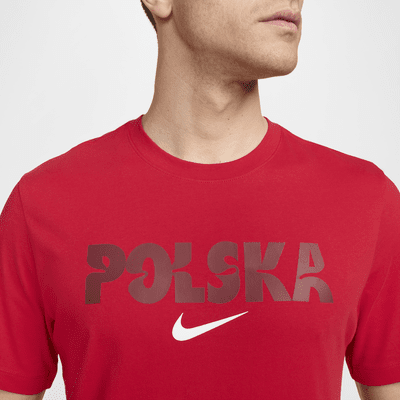 Poland Crest Men's Nike Football T-Shirt