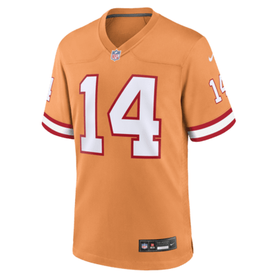 Nike Tampa Bay Buccaneers No14 Chris Godwin Red Team Color Women's Stitched NFL Limited Therma Long Sleeve Jersey